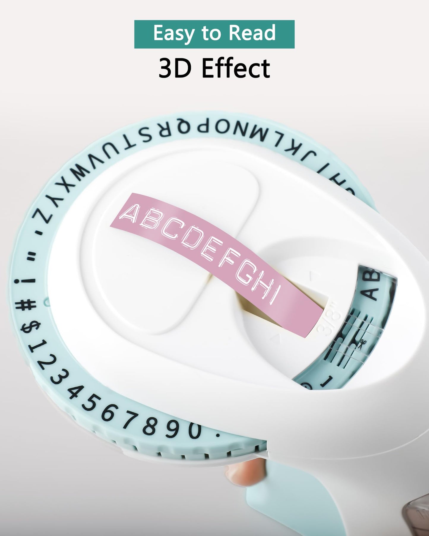 Embossed Label Maker Tape Compatible for Dymo Embossing Label Tape 3/8'' 9mm for Dymo Organizer Xpress Pro 12966 Office Mate II 1540,Label Refills Light Yellow/Macaron Blue/Green/Pink/Purple 10PK