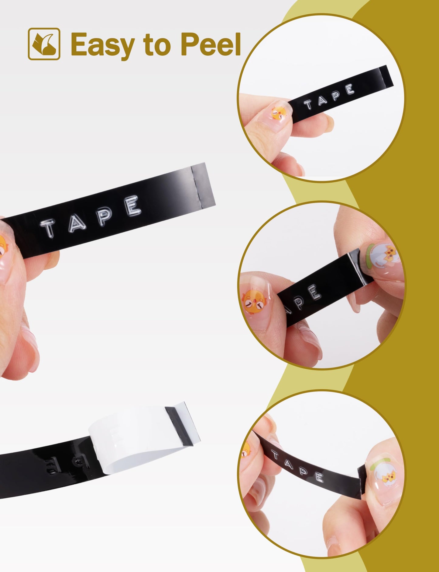 Vixic Omega S Embossing Label Tape,3D Plastic Embossing Label Tapes compatible for dymo Organizer Xpress Embosser 12956,12966,1540, 1880,size 3/8''(9mm) use to Home/School/Office/Shop