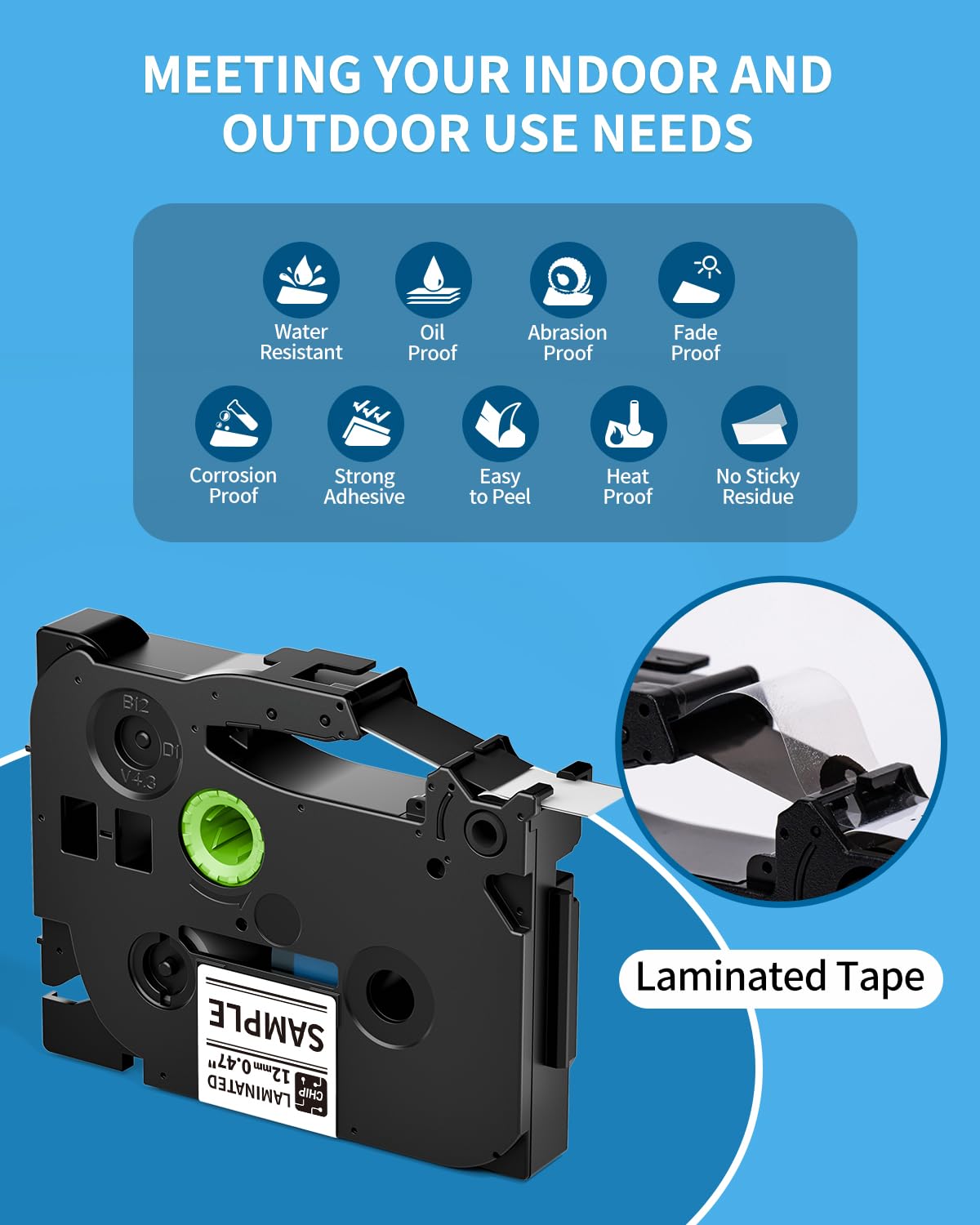 Vixic Label Maker, H1100 Label Maker Machine with-Tape, Portable Label Maker Machine with Backlight Screen, Handheld Labeler Includes USB-C for Power, Multiple Font Icon for School Office Organization