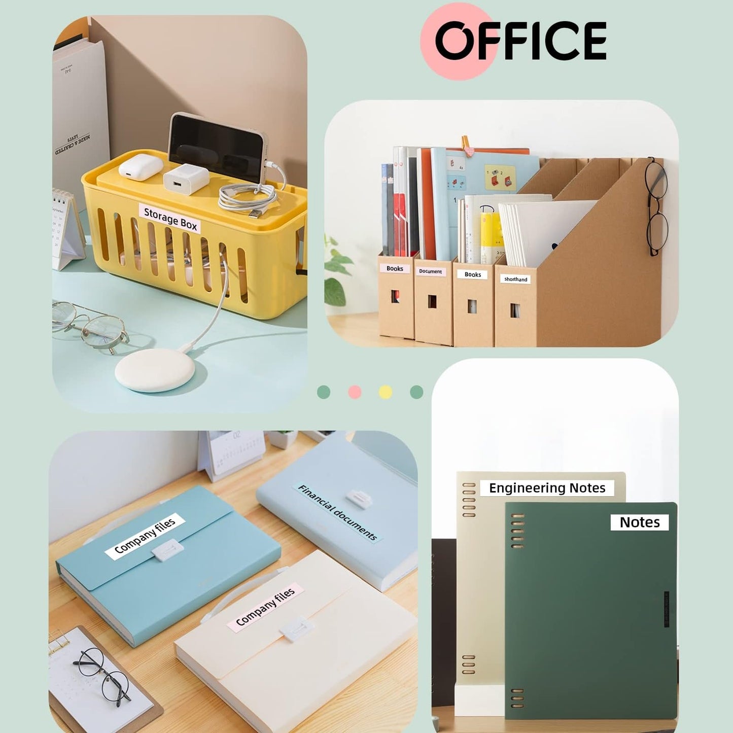 Vixic P3200D Bluetooth Label Maker with Tape - Portable Handheld Label Printer with Multiple Editing Modes for Home School Office