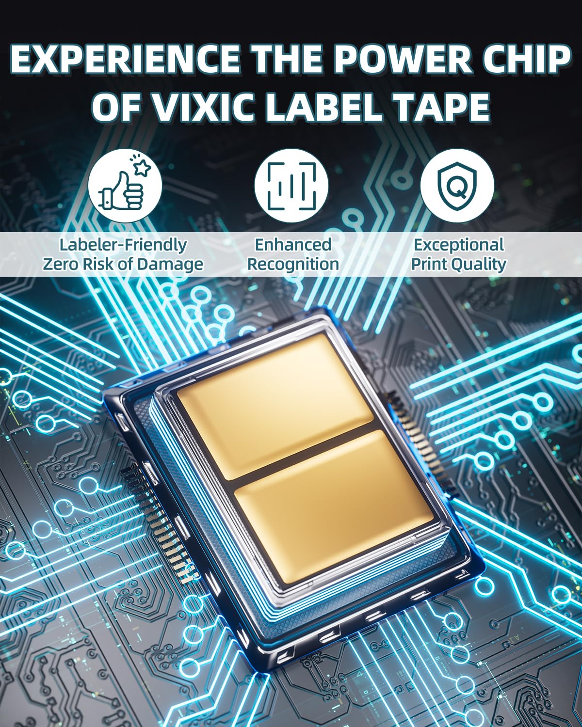 Compatible Iron-on Clothing Label Tape Replacement for Brother TZe-FA3 TZeFA3 Fabric Tape Blue on White 12mm Work for Vixic D210S H1100 D480BT P780BT P3200 P Touch PTD400 PTD210 PT-1280 Label Makers