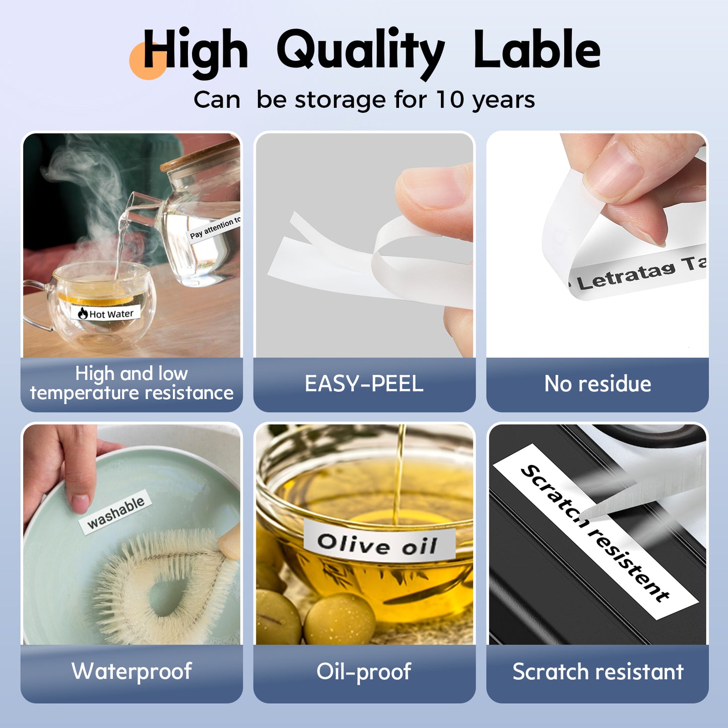 Label Maker, Label Maker machine with-Tape, Handheld Rechargeable Label Maker with QWERTY Keyboard, Bluetooth Labeler Machine with Backlit Screen, Multiple Symbols Borders Fonts for Home School Office