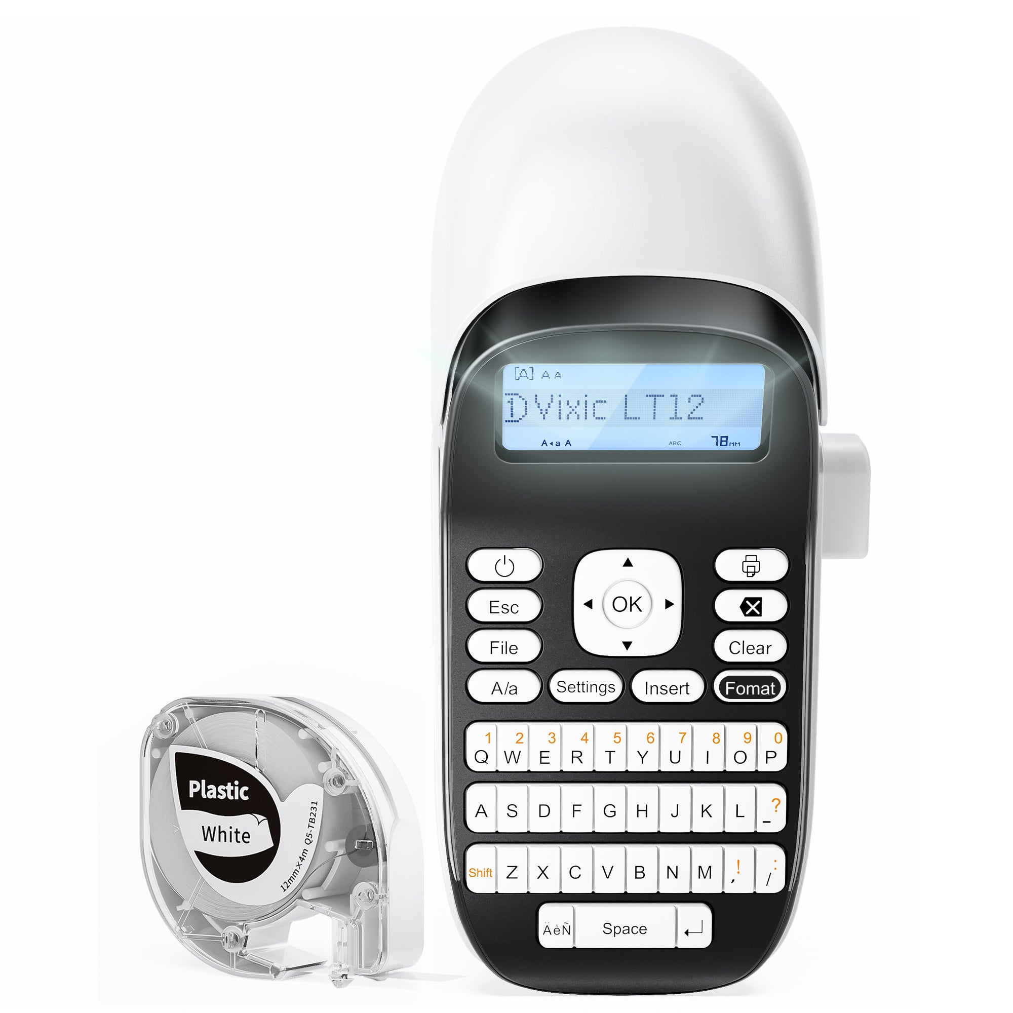 Label Maker, Label Maker machine with-Tape, Handheld Rechargeable Labe ...
