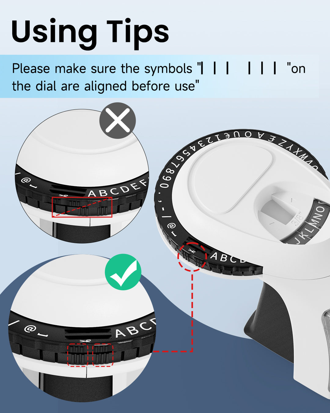 Vixic Embossing Label Maker Machine with Tape, Omega S 3D Portable Embossed Label Maker, Vintage Label Printer with 5 Tapes